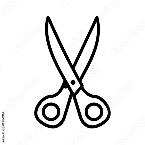 Scissors Icon for Creativity and Crafting Topics