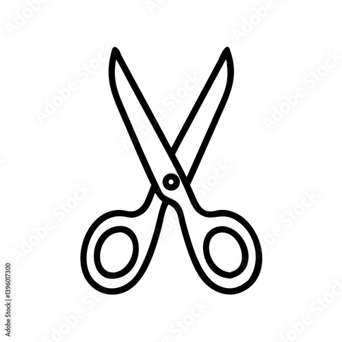 Scissors Icon for Creativity and Crafting Topics