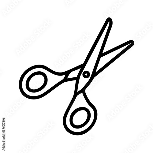Scissors Icon for Creativity and Crafting Topics