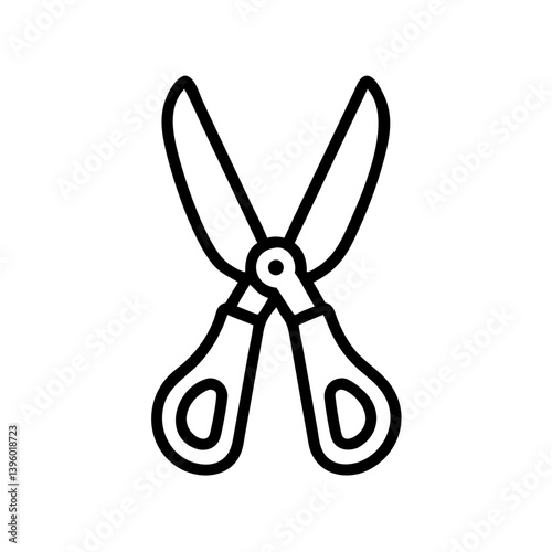 Scissors Icon for Creativity and Crafting Topics