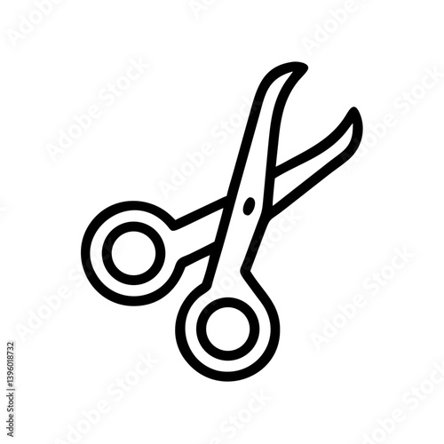 Scissors Icon for Creativity and Crafting Topics