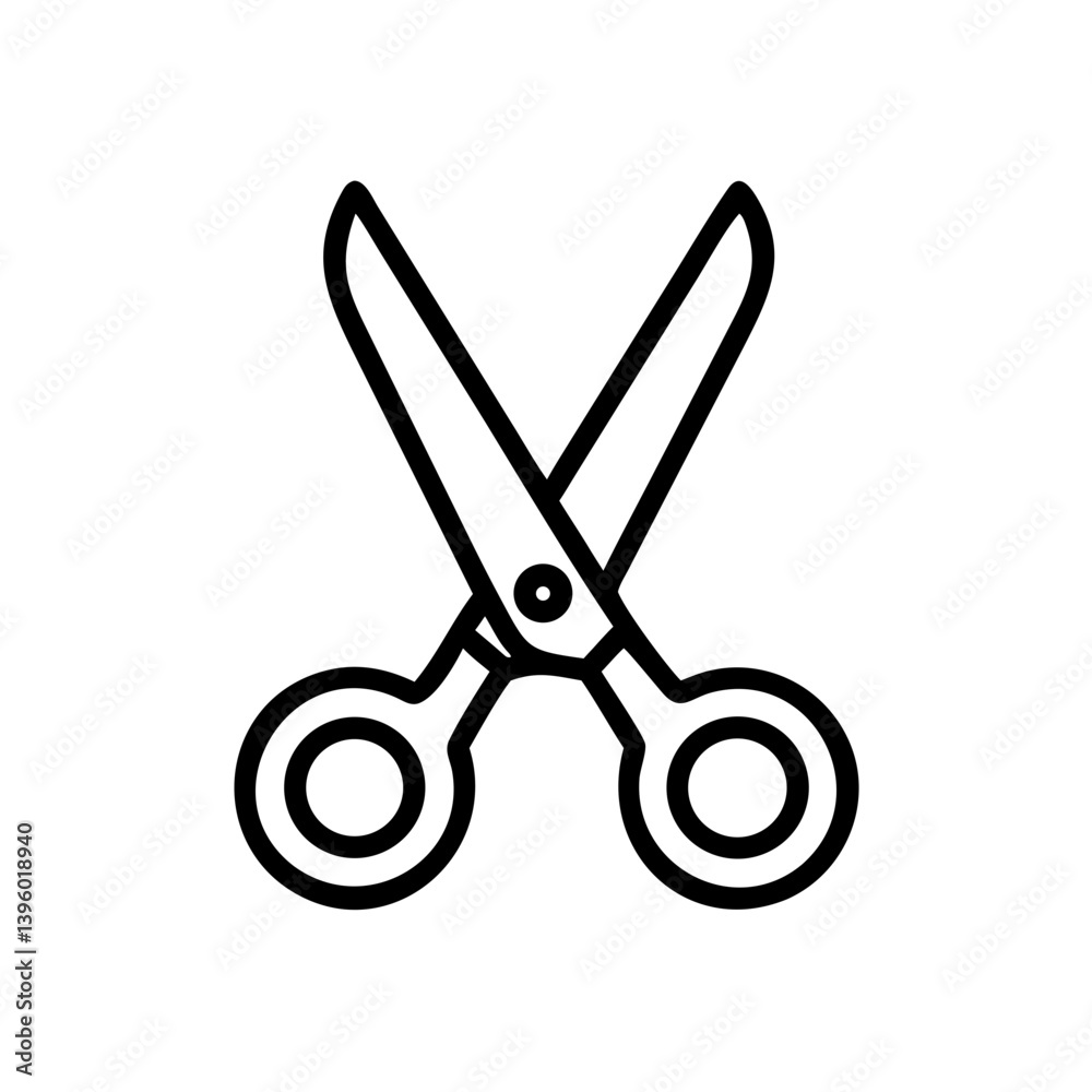 Scissors Icon for Creativity and Crafting Topics Scissors Icon for Creativity and Crafting Topics