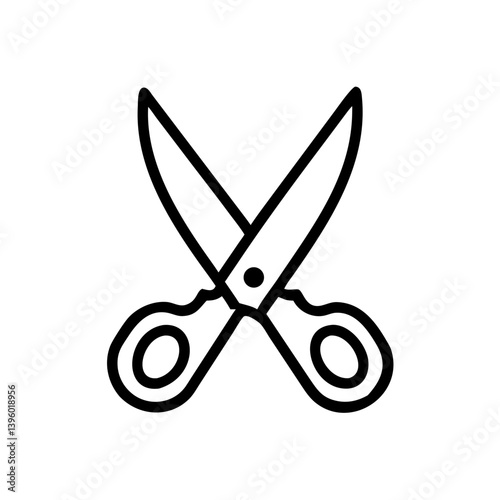 Scissors Icon for Creativity and Crafting Topics