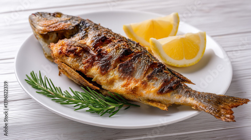 Obraz na płótnie essen, fisch, mahl, gegrillt, fleisch, abendessen, teller, salat, steak, schweinefleisch, essgeschirr, gebraten, gemüse, feinschmecker, kochen, gesund, lunch, braten, baked, gemüse, restaurant, kopfsa w salonie