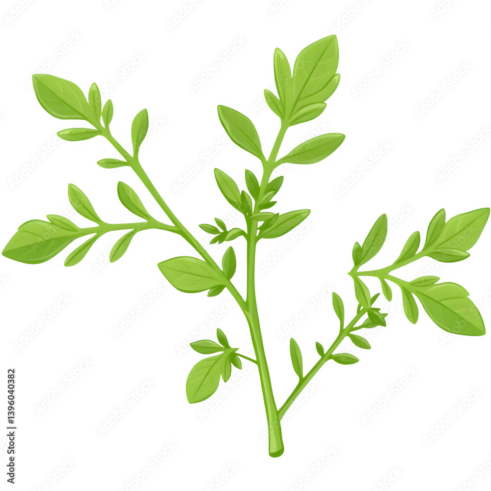Fototapeta premium Vibrant Green Tomato Plant Sprout
