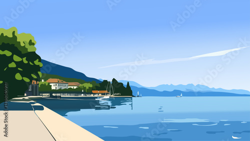 Lake Geneva by Daylight