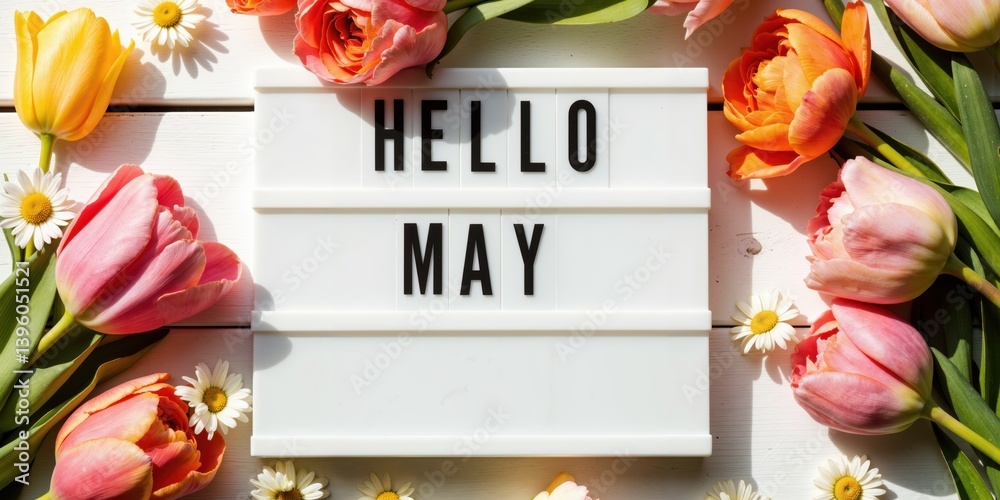 hello may flowers