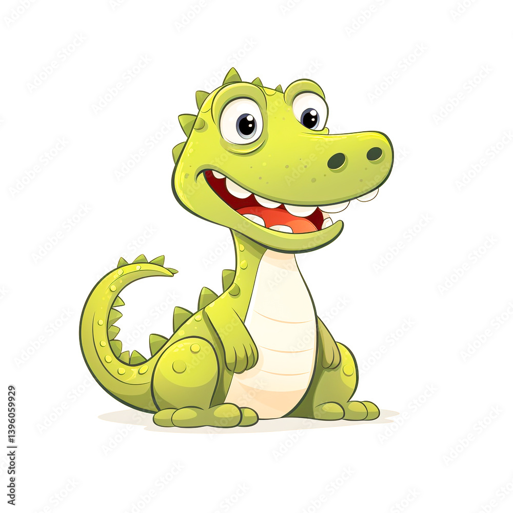 Fototapeta premium dinosaur cartoon image background