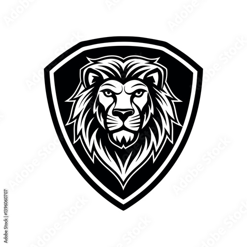 Lion head logo, lion king, Abstract face vector Mascot logo illustration icon, EPS