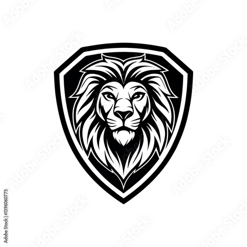 Lion head logo, lion king, Abstract face vector Mascot logo illustration icon, EPS