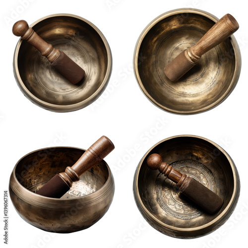 Bronze Singing Bowl & Striker