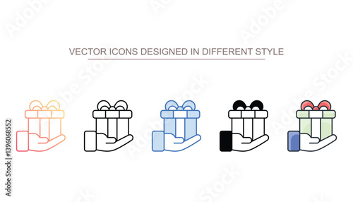Party Favors icon design with white background stock illustration