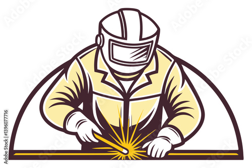 welding craftsman at work seamless design
