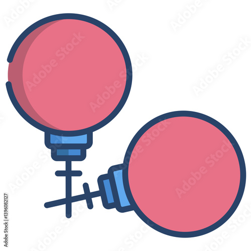 Linear color Studs icon