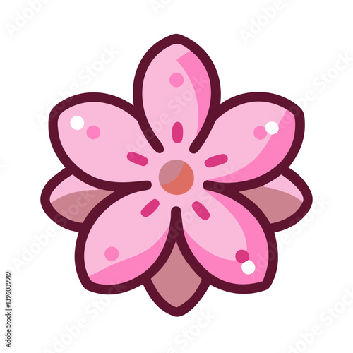 Emotional illustration with lucky four-leaf clover, lovely sunflowers and springtime cherry blossoms – a cute collection of designs with nature and happiness"