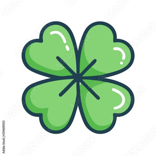 Emotional illustration with lucky four-leaf clover, lovely sunflowers and springtime cherry blossoms – a cute collection of designs with nature and happiness"