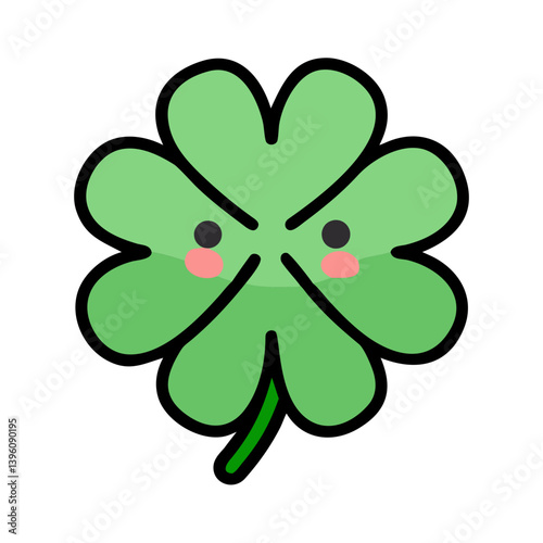 Emotional illustration with lucky four-leaf clover, lovely sunflowers and springtime cherry blossoms – a cute collection of designs with nature and happiness"