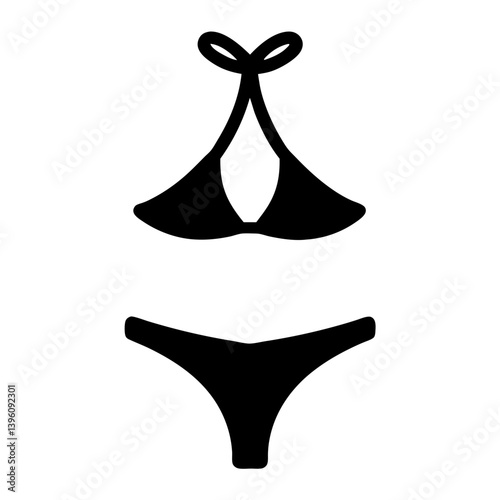 Stylish Black Bikini Set for Summer Fashion Icon Beachwear