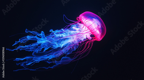 glowing jellyfish