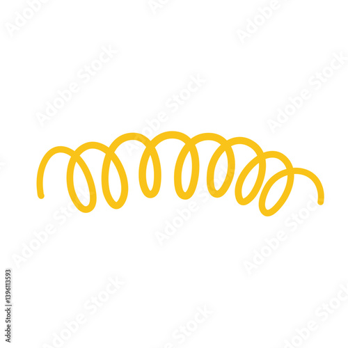 Bacteria Treponema pallidum. Vector illustration