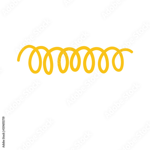 Bacteria Treponema pallidum. Vector illustration