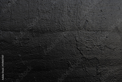 Obraz na płótnie Dark textured surface with a rough appearance. Concrete wall w salonie