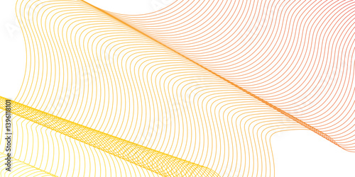 Abstract multi-colored blend wave lines and technology background. Abstract colorful wave line transparent background modern stream wave background and wave curve lines background.