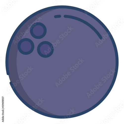 Linear color Bowling icon