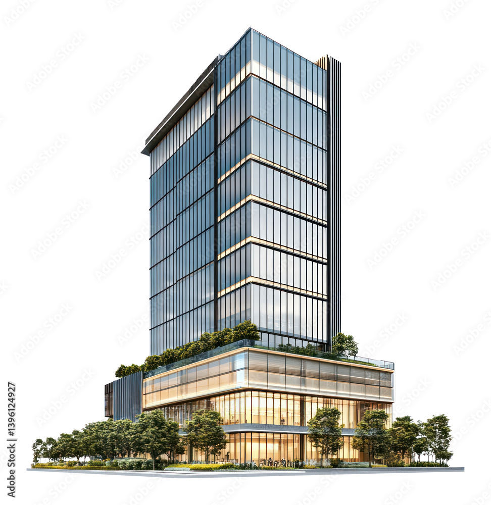 PNG High-rise building architectural architecture skyscraper.