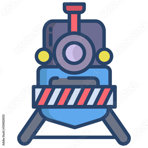 Linear color Train icon