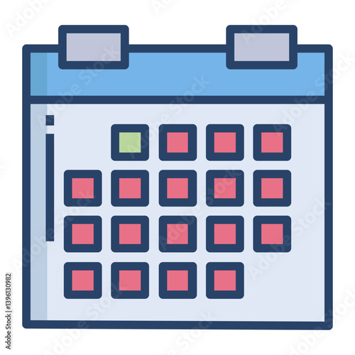 Linear color Calendar icon