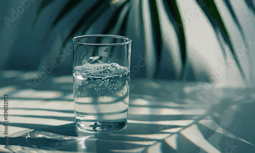 A glass of water Explore the simplicity and purity of a crystal-clear glass of water with this captivating Adobe Stock collection. Discover images that capture the essence of hydration and freshness