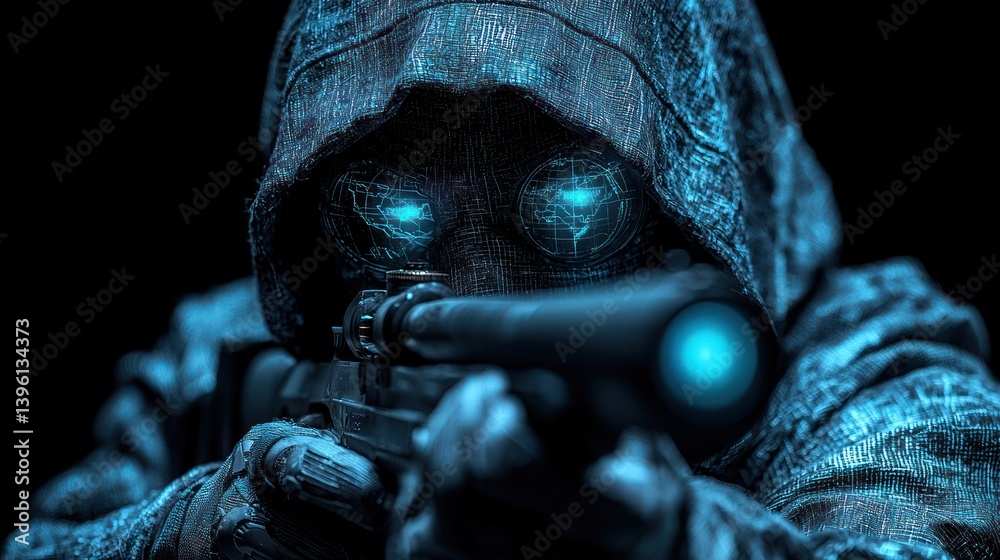 Naklejka premium Frozen Sniper