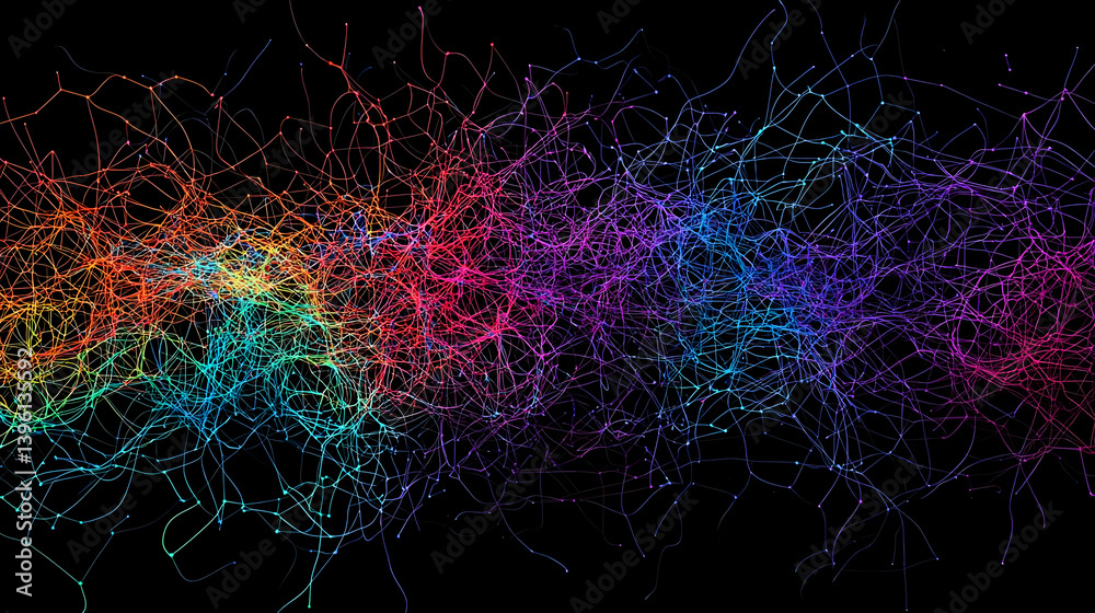 Obraz premium Abstract Colorful Dotted Background Design