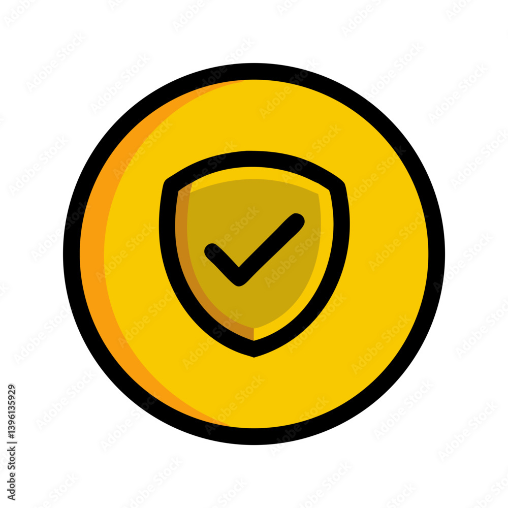 Shield with Checkmark Symbolizing Customer Protection Shield with Checkmark Symbolizing Customer Protection