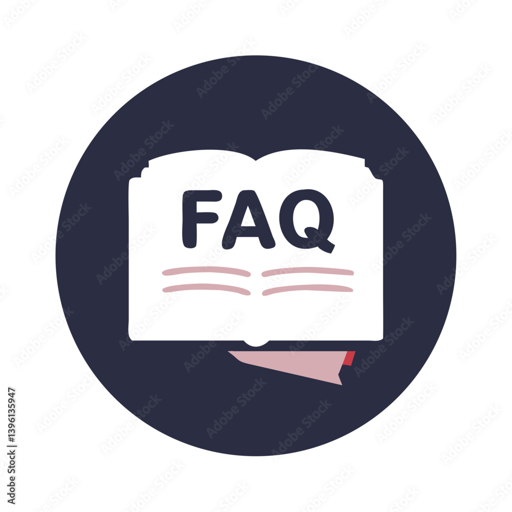 Open FAQ Book Icon on Dark Background Open FAQ Book Icon on Dark Background