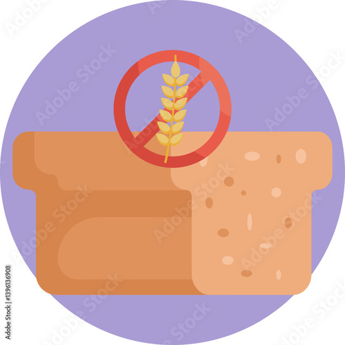 An icon representing food or products free from gluten, suitable for individuals with gluten sensitivities or allergies.