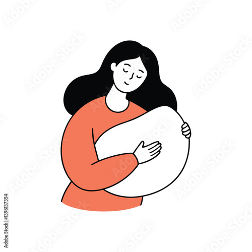 pregnant woman in yoga position