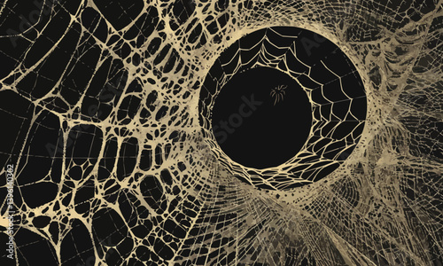 Abstract patterns forming a spider web illustrating the intricacy and craftsmanship found in nature. simple Vector Illustration art simple minimalist illustration creative