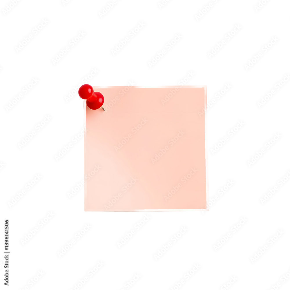 note with pin note with pin