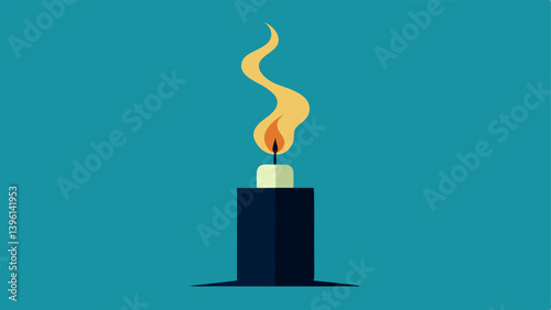 Burning Candle A candle burned down to the wick with smoke rising symbolizing the idea of burning at both ends and the consequences of overexertion.