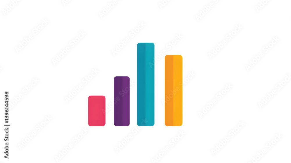 Colorful Bar Graph on Black Background Data Visualization Business Analytics Statistics Repr Colorful Bar Graph on Black Background Data Visualization Business Analytics Statistics Repr