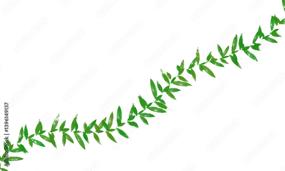 Obraz premium green grass on white background 