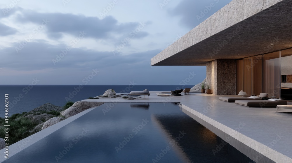 Obraz premium Modern Seaside Villa