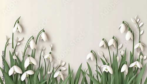 Spring Snowdrop Arrangement