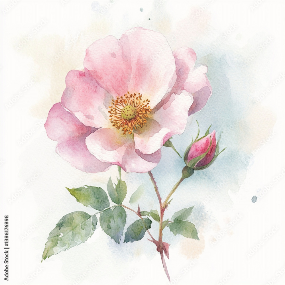 Fototapeta premium pink rose background