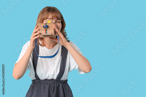 Beautiful young woman with ...
