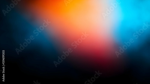 Abstract Colorful Blurry Background With Gradient Colors