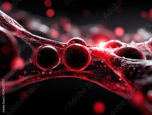 Abstract close-up of vivid ...
