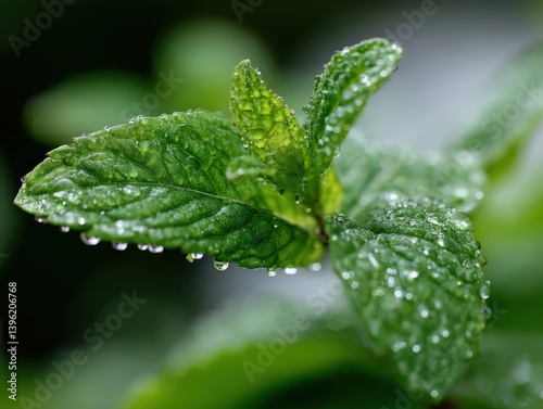 Close-up of vibrant green l...